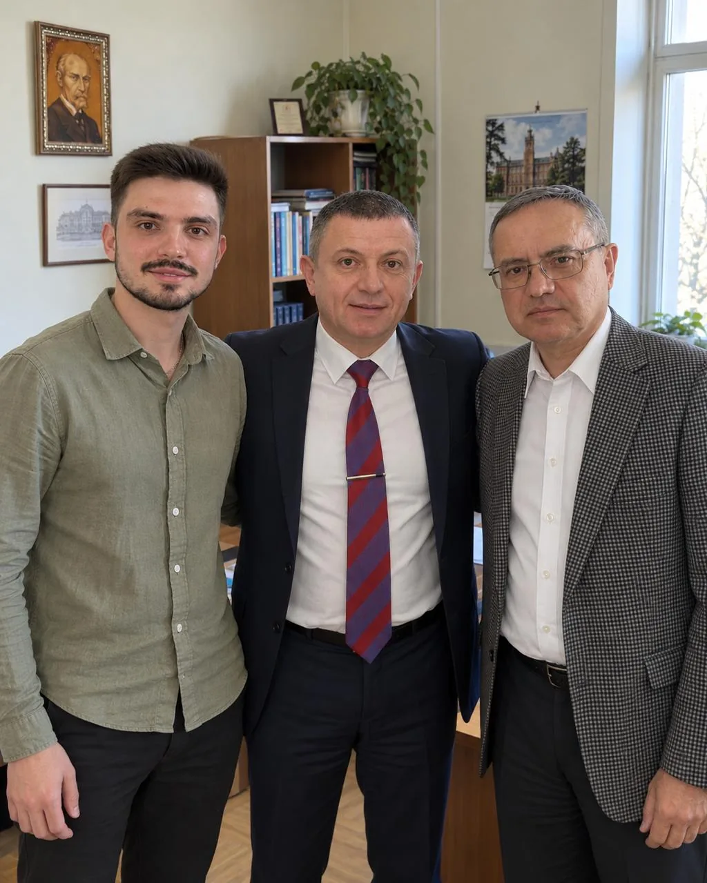 Ivan Kulchytskyi, MD, Prof. Oleh Pokotylo und Prof. Mykhailo Korda