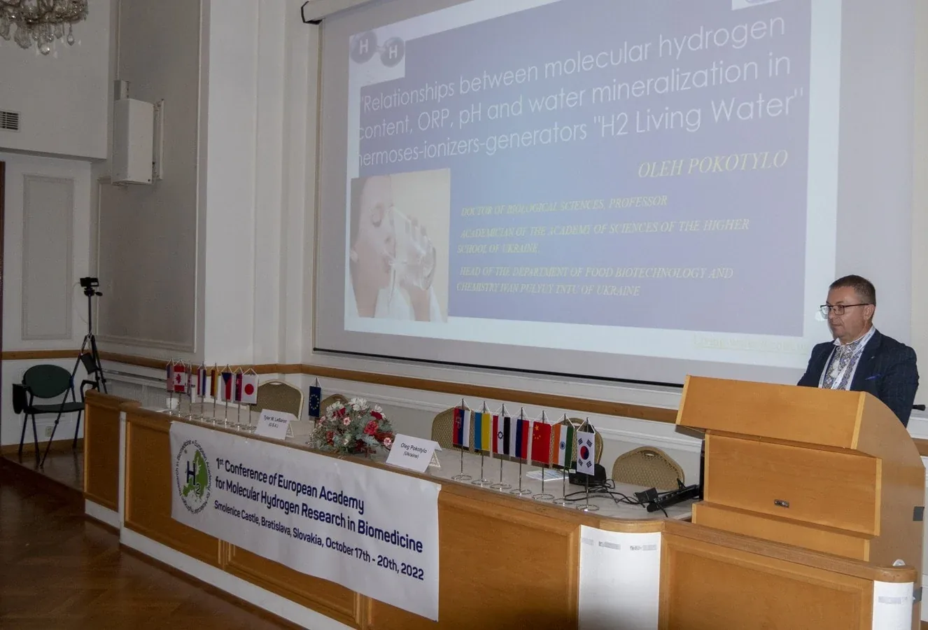 Smolenice, 2022: eine ukrainische Erfindung, vorgestellt an der Seite des Pioniers der Wasserstoffforschung
